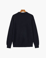 Ribbed Knit Crew Sweater