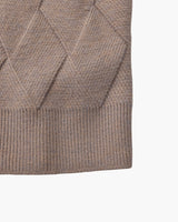 Diamond Knit Crew Sweater