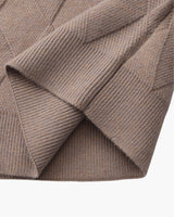 Diamond Knit Crew Sweater