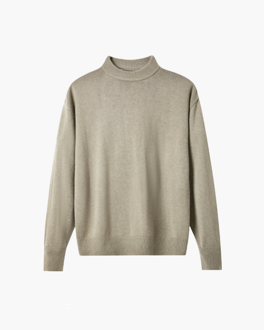 Oslo Mock Neck Knit Sweater