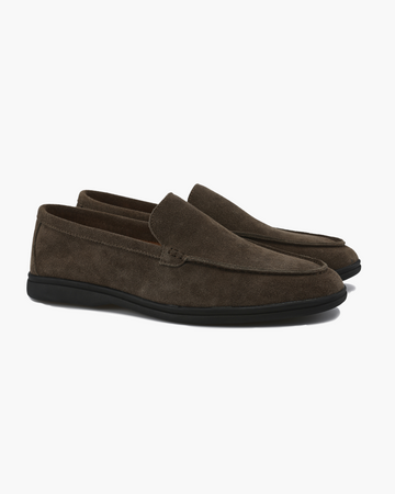 Verona Suede Slip On Loafers