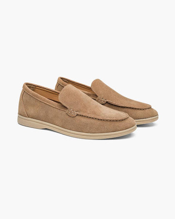Siena Suede Slip On Loafers