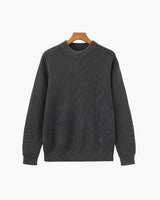 Ribbed Knit Crew Sweater