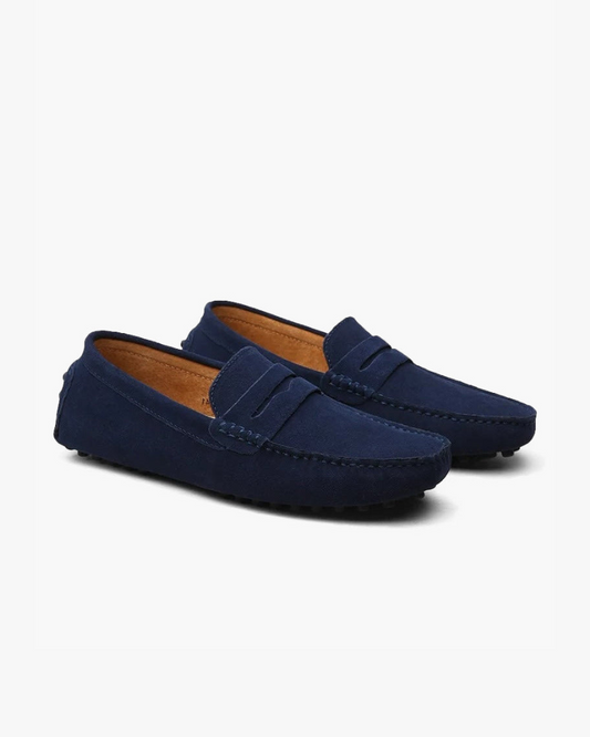 Monaco Suede Driving Loafers