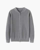 Elio Ribbed Zip Cardigan