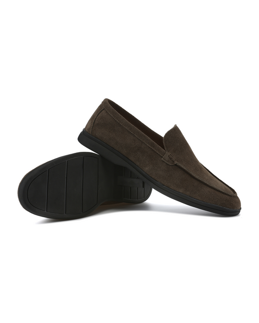 Verona Suede Slip On Loafers