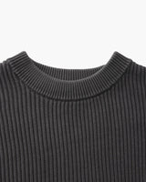 Ribbed Knit Crew Sweater