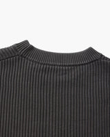 Ribbed Knit Crew Sweater