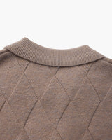 Quilted Knit Zip Jacket