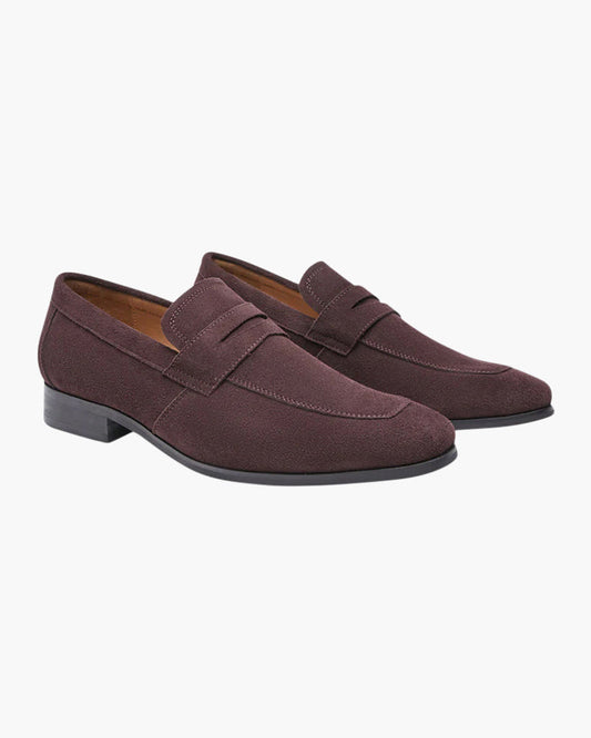 Harrison Suede Penny Loafers