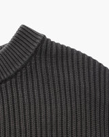 Ribbed Knit Crew Sweater