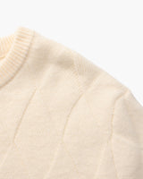 Diamond Knit Crew Sweater