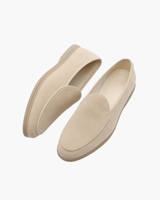 Riviera Suede Slip On Loafers